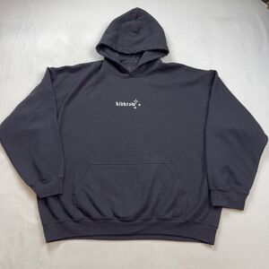 Conan Gray Kid Krow Hoodie Mens XL Black Embroidered Logo Pullover Sweatshirt